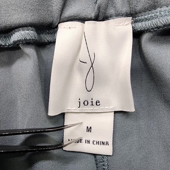 Joie Pants Womens M Green Pull On Tapered Crop Drawstring Pockets Casual Lounge - Picture 5 of 12